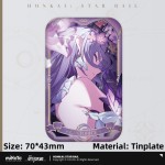 miHoYo HSR Amphoreus' Saga of Heroes Series Shiny Ticket Tinplate Badge Collectible Accessories